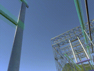 画像集 No.004のサムネイル画像 / 自分のVRMアバターで筋肉アスレチックに挑め! VR専用アクション「マッスルニンジャVR」が2023年発売へ。配信者向けの機能も充実