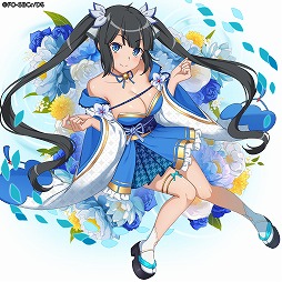 画像集 No.003のサムネイル画像 / 「月が導く異世界道中 天下泰平旅日記」×「ダンまちV」コラボを8月9日に開始。ベルとヘスティアのコラボ限定サービスイラスト公開