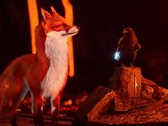 キツネが主役のアドベンチャーゲーム続編「Spirit of the North 2」発表。相棒のカラスと共に美しい古代文明の謎に迫る