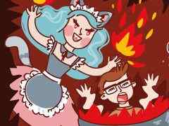 よし,彼氏を地獄に落とそう! アイテムを使って恋人に罠を仕掛ける「Girlfriend from Hell」,Steamストアページを公開