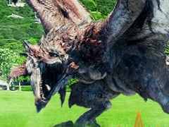 「モンスターハンター」とテーマパーク「ニジゲンノモリ」のコラボアトラクション,7月27日から期間限定で開催。リオレウスの討伐に挑もう