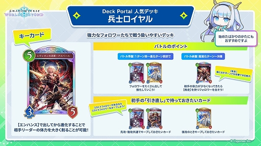 ꡼ No.003Υͥ / Shadowverse: Worlds BeyondסǤ褯ȤƤ͵ǥåDeck PortalɤˤƸ