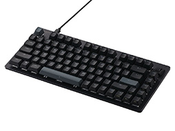 画像集 No.003のサムネイル画像 / 静音仕様の磁気式キースイッチを採用したゲーマー向け10キーレスキーボードがエレコムから。英語配列モデルもラインナップ