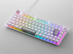 操作ミスをしにくいという独自キーキャップを採用したゲーマー向け10キーレスキーボードがエレコムから