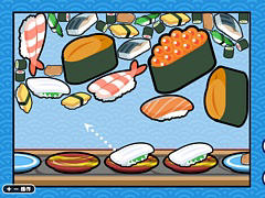 同じ種類の寿司を合わせて大きな寿司を作っていく。Switch用パズルゲーム「SUSHIショット」,1月18日配信