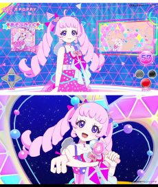 画像集 No.008のサムネイル画像 / カードでリズムゲームが楽しめるアーケードゲーム「ひみつのアイプリ」と,マイキャラ特化の「アイプリバース」,4月4日から順次稼動