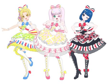 画像集 No.005のサムネイル画像 / 「アイプリバース」,2だんを6月6日に開始。10周年を記念して「プリパラ」のらぁら,みれぃ,そふぃの3人が登場