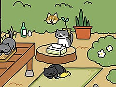 「ねこあつめ2」,各アプリストアで配信中。基本的なゲーム性を踏襲しつつ,新たなねこや機能を追加してゲーム内容をパワーアップ