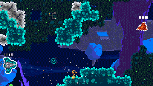 画像ギャラリー No.002のサムネイル画像 / 宇宙では戦闘機を駆り,建物に入ったら生身でバトル! 2つの操作方を使い分けて戦う「Astro Duel 2」本日発売。最大6人プレイに対応