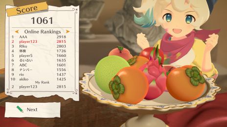 画像集 No.009のサムネイル画像 / お皿にフルーツを投げ入れていくPC版「フルーツマウンテン」,Steamで配信開始。リリース記念セールで4月1日まで10%オフ