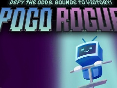 空飛ぶポゴスティック・ローグライク「Pogo Rogue」,Steamストアページを公開。多彩な武器とパワーアップを駆使して頂上を目指せ!