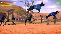 DOG RACING - LOVELY PET FRIENDS PAW