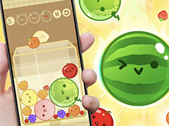 「スイカゲーム」のAndroid版がついに登場。4月中旬のリリースに向け,事前登録受付を開始