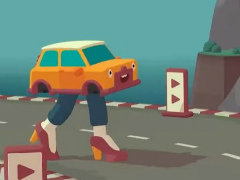 脚の生えた車が走る,泳ぐ,歌う。カーアクションゲーム「WHAT THE CAR?」のSteam版が9月5日に発売決定