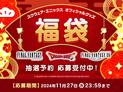 スクエニ福袋,抽選予約受付を開始。「FF」「DQ」「FFXIV」それぞれの福袋が用意され,応募期間は11月27日23:59まで
