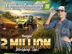 「Farming Simulator 25」,全世界累計販売本数が発売初週で200万本を突破。シリーズ累計販売本数は4000万本を達成