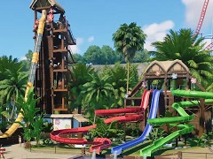 「Planet Coaster 2」,ウォーターパークとジェットコースターを組み合わせた複合施設の作り方を紹介する動画を公開