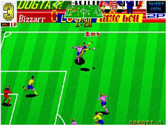 「アーケードアーカイブス ハットトリックヒーロー」,7月18日配信。1990年にタイトーから発売されたサッカーゲーム