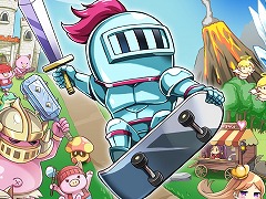 スケボーに乗って冒険するローグライトゲーム「Skateboard Knight」,3ステージに挑戦できる体験版をSteamで配信開始