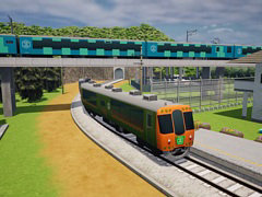 「A列車で行こう9 トレインコンストラクション」,OPムービーを公開。工場に運び込まれた車両にデザインが施され,走り出す様子を描く