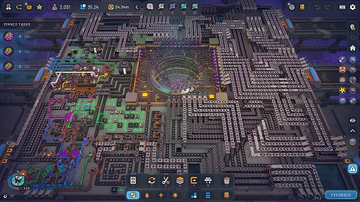 画像集 No.004のサムネイル画像 / 図形生産＆加工工場建築ゲーム「Shapez 2」の早期アクセスが8月15日にスタート。3D化により新しい視点で設計を楽しめるように