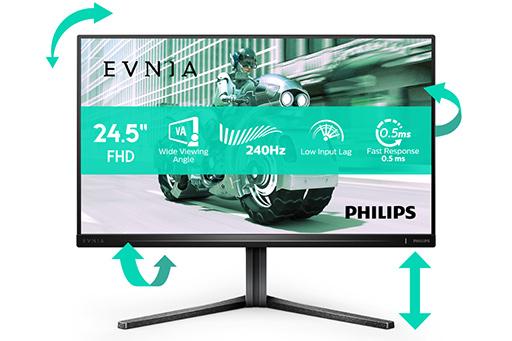 画像集 No.005のサムネイル画像 / 欧州から来たゲーマー向けディスプレイブランド「EVNIA」が国内発売決定。比較的手の届きやすい価格の4製品を用意する【PR】