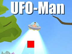イライラ棒と“壺おじ”を融合した「UFO-Man」,体験版をSteamで配信開始。UFOを操作して,荷物を吸い上げて長大なコースの頂上を目指せ