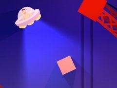 壺おじ風のイライラ棒鬼畜ゲーム「UFO-Man」,SteamとApp Storeで配信開始。UFOを操作して,荷物を運ぼう
