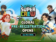 スマホ向け「Golf Super Crew」,グローバル事前登録の受付を開始。最大20人と同時に試合を進められるゴルフゲーム