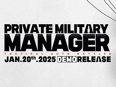 新作SLG「Private Military Manager」,2本目となる新たなデモをSteamでリリース。ストーリーのほか「フリープレイモード」を楽しめる