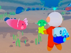 汚染された海洋惑星を綺麗にしよう! “圧倒的に好評”の海洋ゴミ回収アドベンチャー「Loddlenaut」,Switch版を本日発売