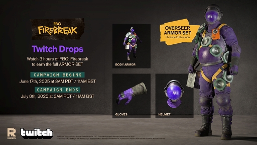 ꡼ No.002Υͥ / FBC: FirebreakסܤǤΥ꡼֤6171900ˡƥåƥब館Twitch Drops٥ȤγŤ