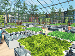 魚と植物を同じシステムで育てる農業「アクアポニックス」が体験できるシム「Hydroponics Farm & Store Simulator」,配信開始