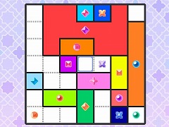 散らばった“宝石”を別々の部屋に分けるパズルゲーム「対称ロジックパズル1000」Switch向けに配信開始。1000ステージに挑戦可能
