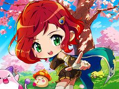 「メイプルストーリーR: エボリューション」,イベント「ロマン桜祭り」を開催中。4Gamerとコラボした無料の限定外観も手に入る