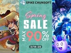 最大90%オフ。スパイク・チュンソフトのSteamタイトルを対象にしたスプリングセールが本日より開催中