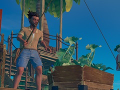 「Raft」,PS5/Xbox Series X|S版を本日リリース。イカダを改築しながら世界を漂流するサバイバルゲーム
