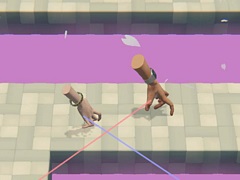 左右の手でゲーム内のそれぞれの手を操作。イライラランゲーム「視覚と手の対称性についての仮説」,早期アクセスを開始