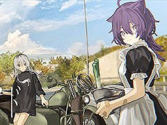 バイクに乗っておしゃべりをしながら世界の謎に迫っていく新作ADV「ガールズメイドプディング」,SteamやSwitch向けに配信開始
