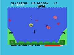 「EGGコンソール アクアポリスSOS MSX」本日配信。障害物やミサイル攻撃をかわしながら,海底都市の人たちを救出しよう