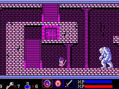 「EGGコンソール バビロン PC-8801mkIISR」,12月26日配信。体当たりやジャンプを駆使して戦うサイドビューのアクションRPG