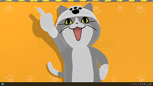 画像ギャラリー No.002のサムネイル画像 / 「Desktop Mate」，DLC「仕事猫」を配信開始。「かわいい新人猫ボイス」と「いぶし銀熟練猫ボイス」を搭載