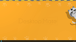 画像ギャラリー No.003のサムネイル画像 / 「Desktop Mate」，DLC「仕事猫」を配信開始。「かわいい新人猫ボイス」と「いぶし銀熟練猫ボイス」を搭載