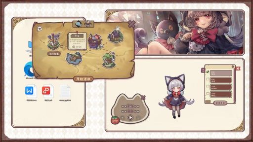 画像ギャラリー No.003のサムネイル画像 / かわいい猫の女の子とデスクトップ上で交流！　コレクション要素も楽しめる「桌面小猫娘」，デモ版をSteamで配信開始