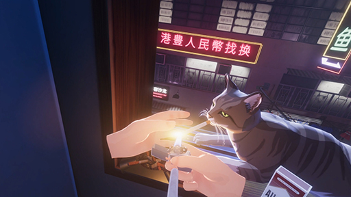 画像集 No.004のサムネイル画像 / 90年代アニメに着想を得たVRサイバーパンクバーテンダーゲーム「PROJECT MIX」，クラウドファンディングを開始