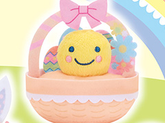 「たまごっち」イースター衣装のボールチェーン付きぬいぐるみが4月18日にプライズとして登場。「もうこな」のまるっちも春模様