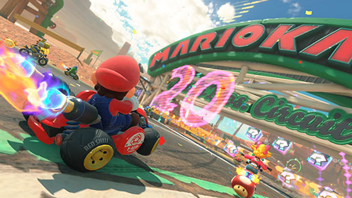 画像ギャラリー No.003のサムネイル画像 / 「マリオカート ワールド」，サバイバルに「チーム戦」を追加するアップデートを実施。2チーム〜4チームが入り乱れての対抗戦が繰り広げられる