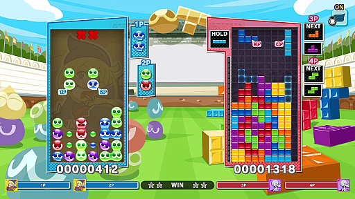 画像ギャラリー No.002のサムネイル画像 / Switch2版「ぷよぷよテトリス2S」，“いっしょにぷよテト”がインターネット通信とローカル通信に対応