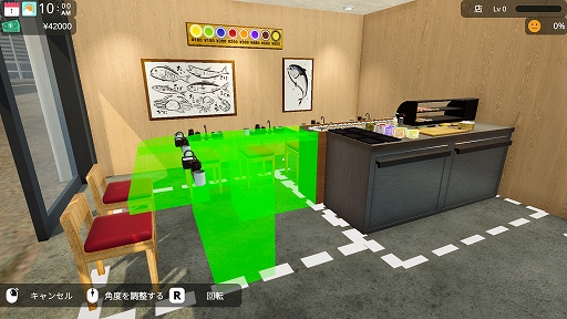 画像ギャラリー No.002のサムネイル画像 / 回転寿司屋経営ゲーム「回転寿司シミュレーター」，4月16日にリリース決定。デモ版から200種類以上の寿司や新たな設備などを追加