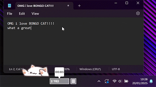 ꡼ No.002Υͥ / ԥ󥰤˹碌ƥͥХХá襤̵֥Bongo CatסƱ³Ϳ10ͤ